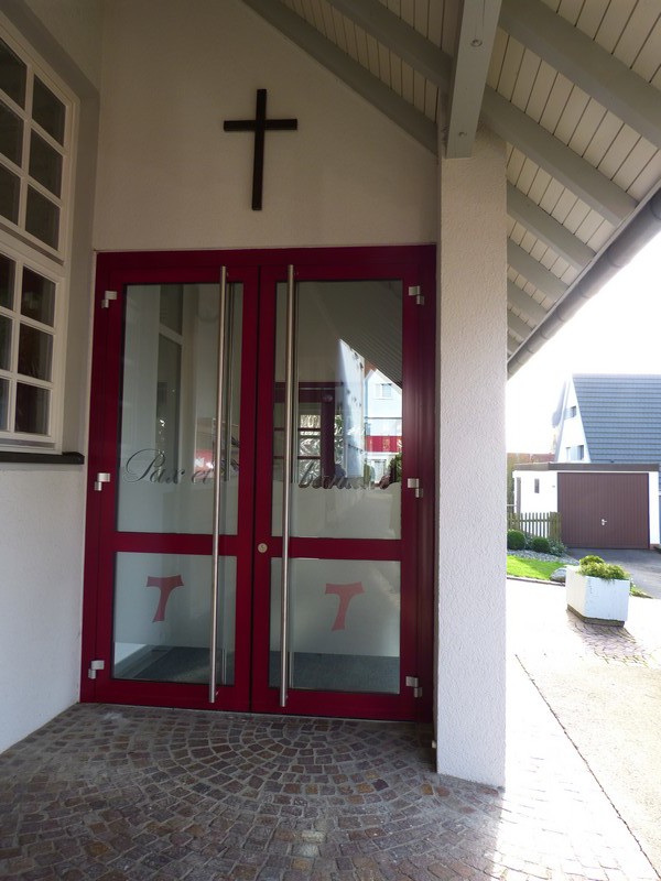 Kirchentüre St. Franziskus Pliezhausen