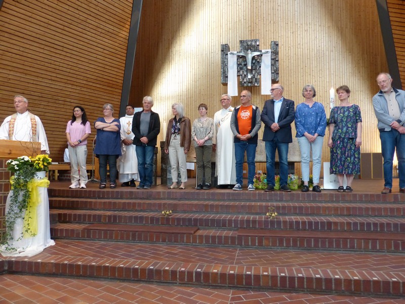 Verabschiedung und Verpflichtung des neuen Kirchengemeinderates in St. Andreas