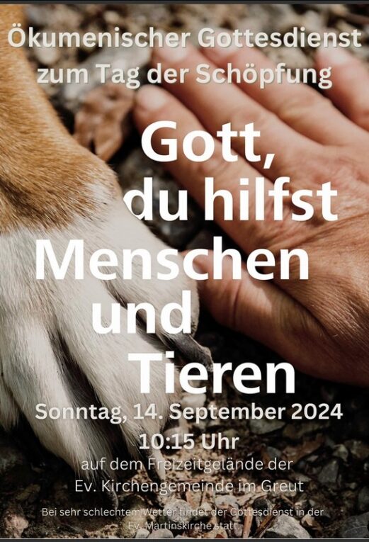 Gottesdienst zum Tag der Schöpfung am 14. September 2025