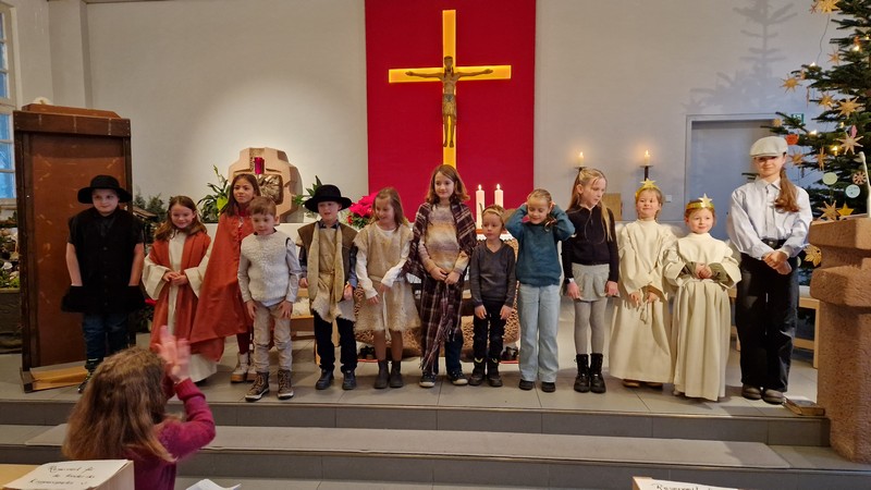 Krippenspiel in St. Franziskus
