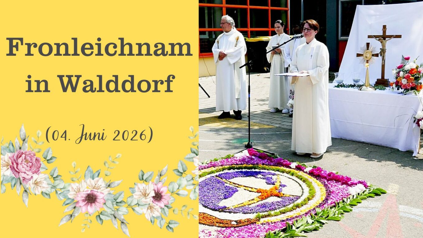 04. Juni: Fronleichnam in Walddorf